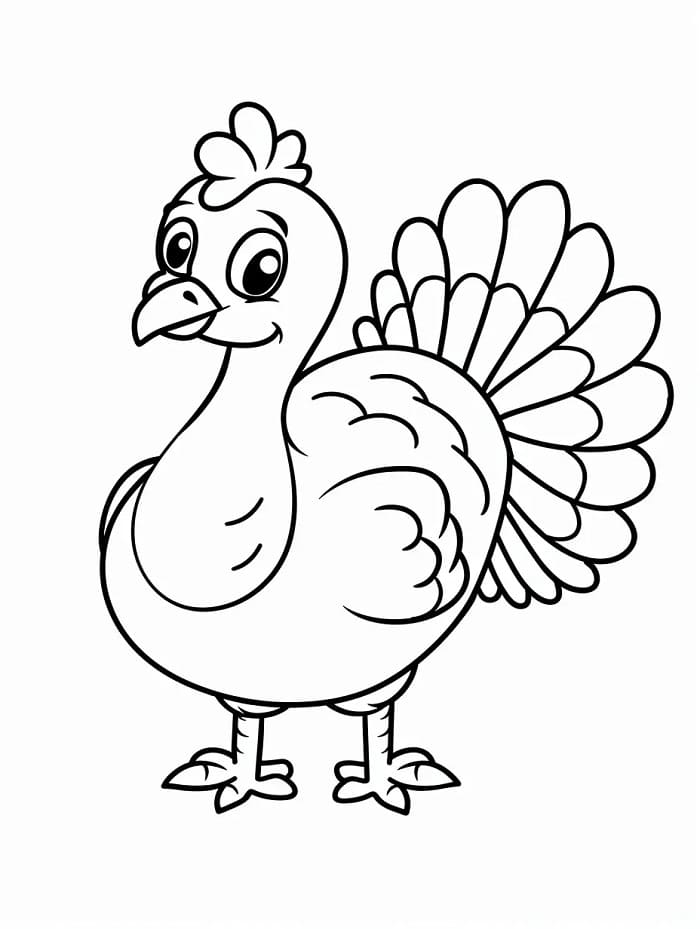 Kalkun Bilde fargelegging