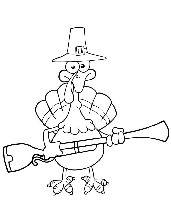 Kalkun Gratis Bilde fargelegging