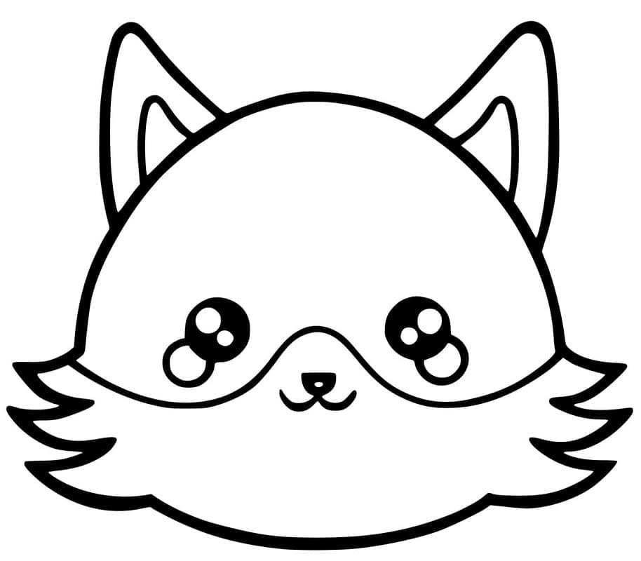 Kawaii Rev Ansikt fargelegging