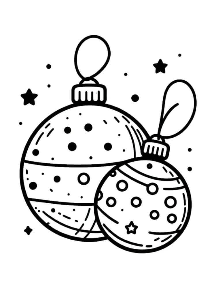 Kul Julekuler fargelegging