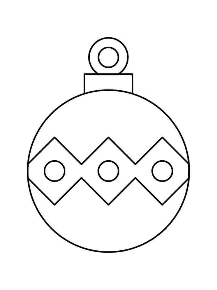 Lett Julekuler fargelegging