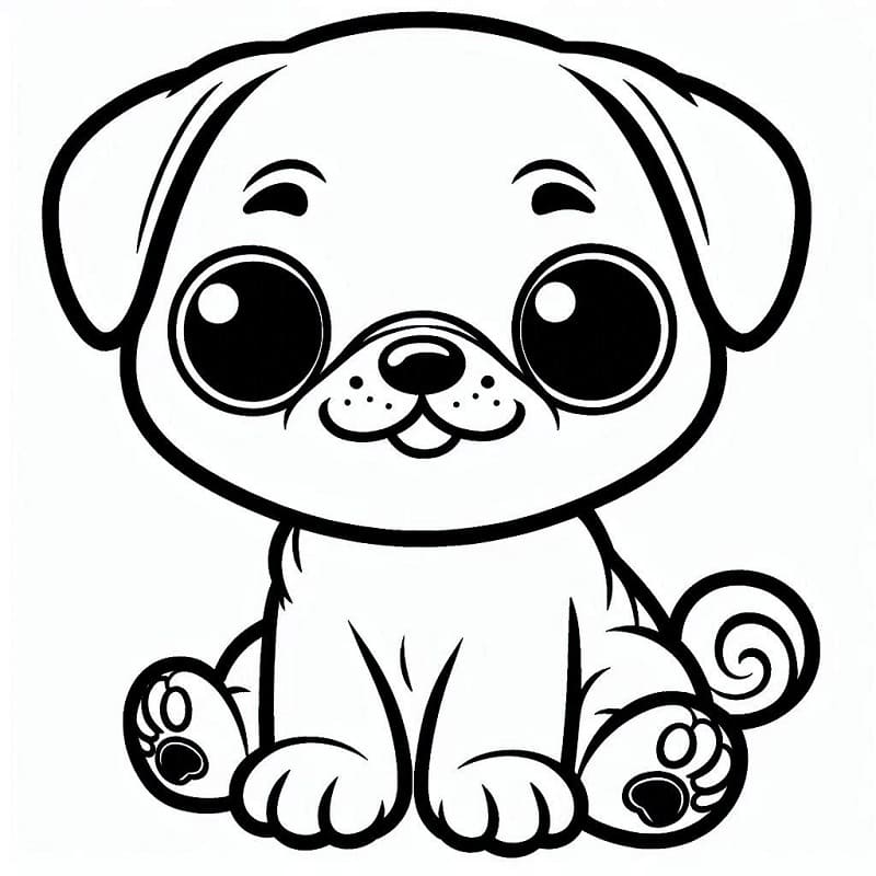 Lett Mops fargelegging