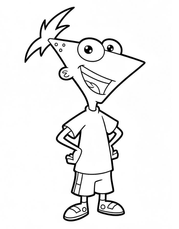 Lett Phineas og Ferb fargelegging