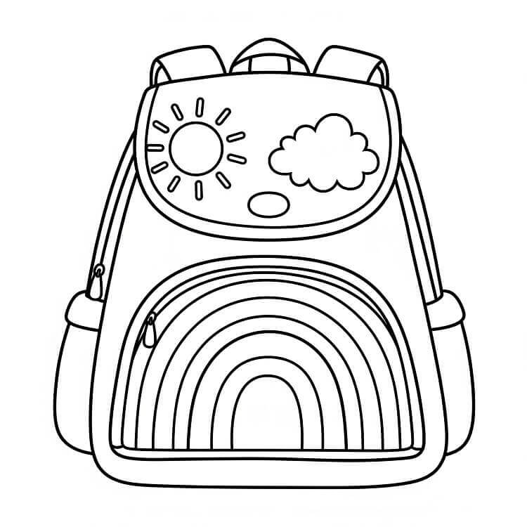 Lett Ryggsekk fargelegging