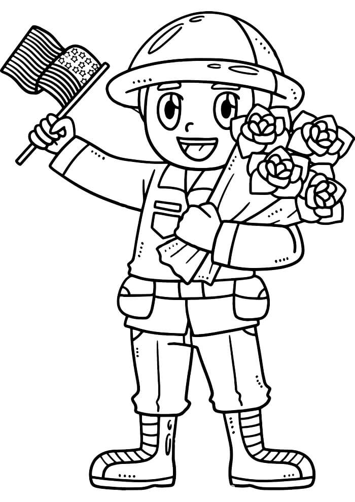 Lett Soldat fargelegging