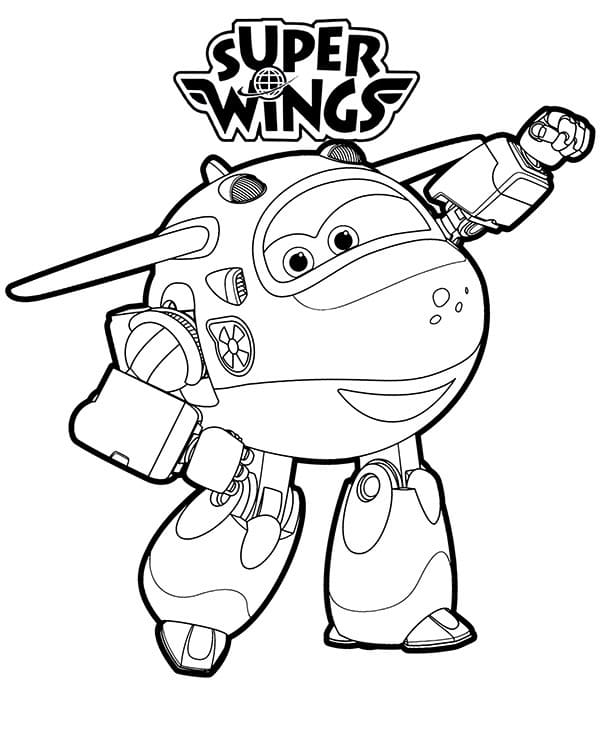 Mira fra Super Wings fargelegging
