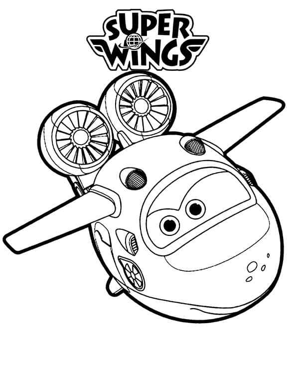Mira i Super Wings fargelegging