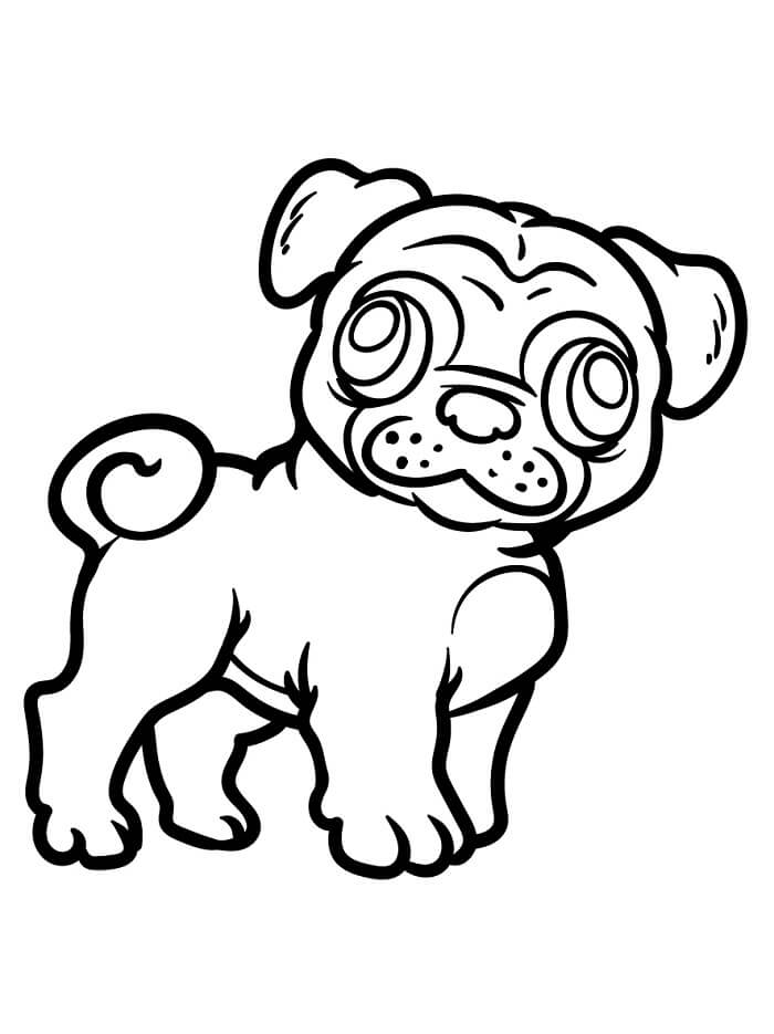 Mops for 1-åringer fargelegging