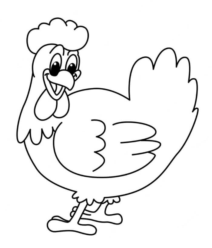 Morsom Kylling fargelegging