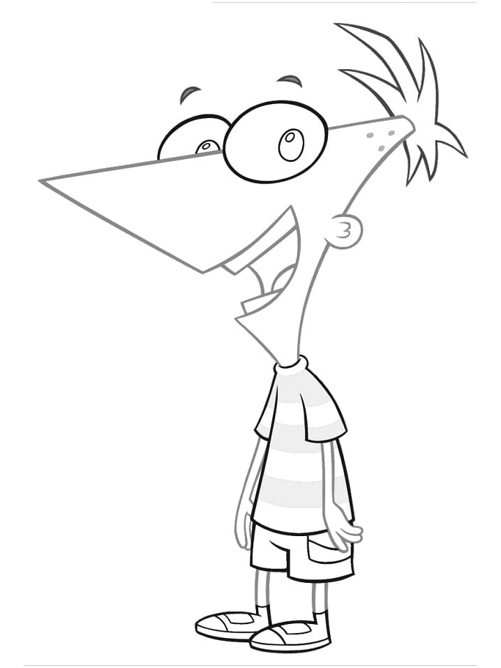 Phineas og Ferb for Barn fargelegging
