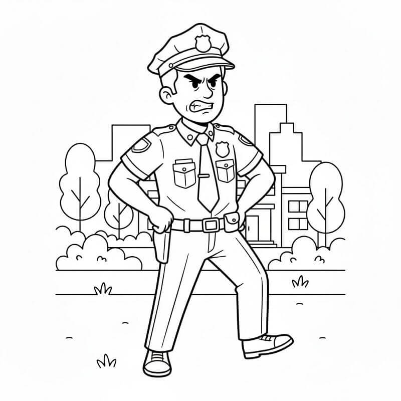 Sinna Politimann fargelegging