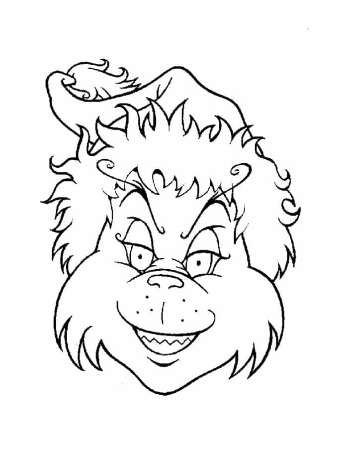 Smilende Grinch fargelegging