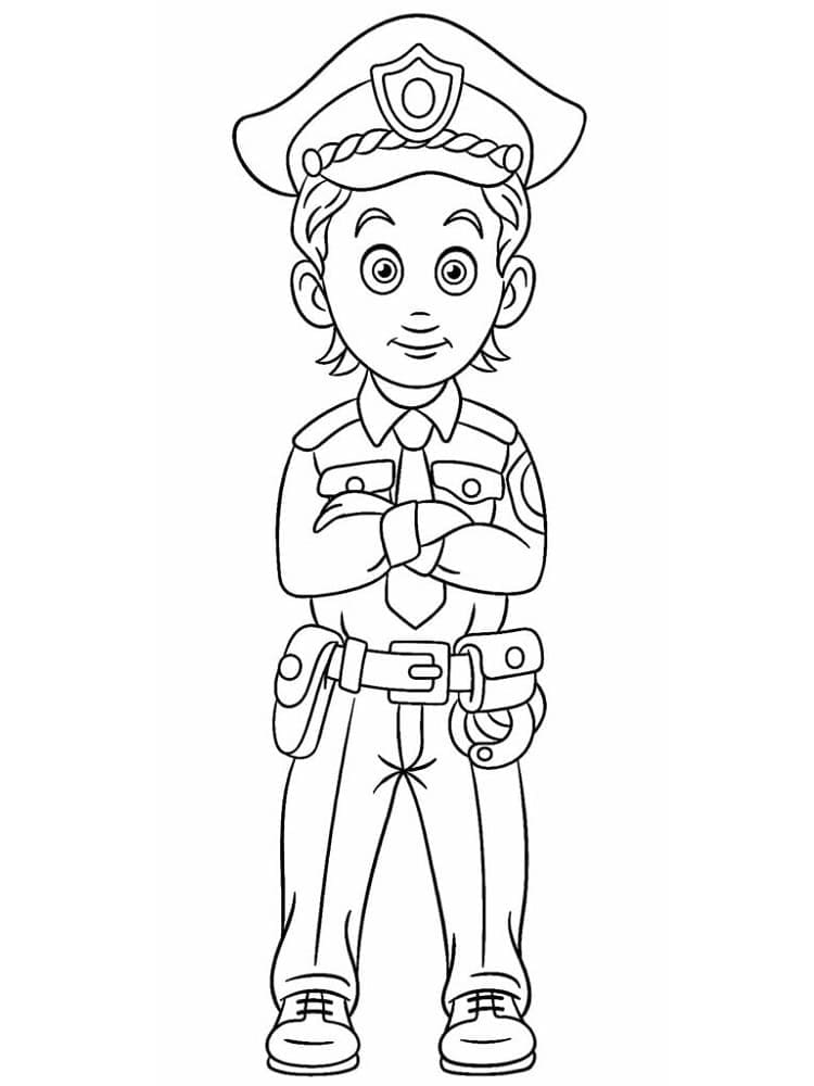 Snill og Grei Politi fargelegging