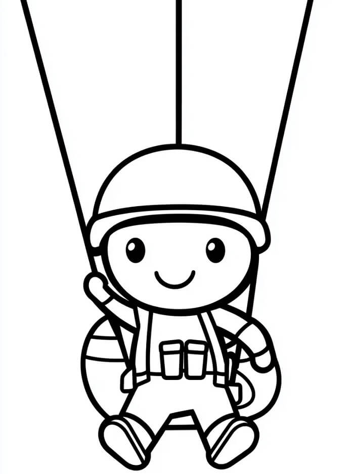 Soldat Utskriftbar fargelegging