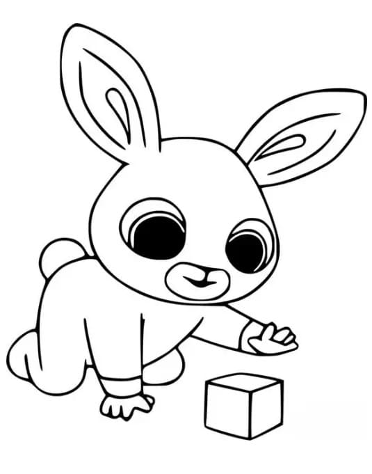 Søt Bing Kanin fargelegging