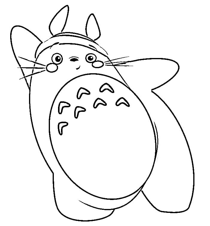 Totoro Gratis fargelegging