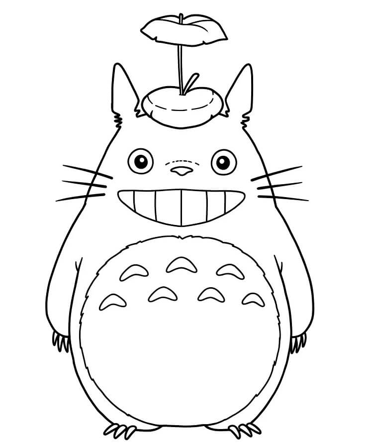 Totoro Utskriftbar for Barn fargelegging