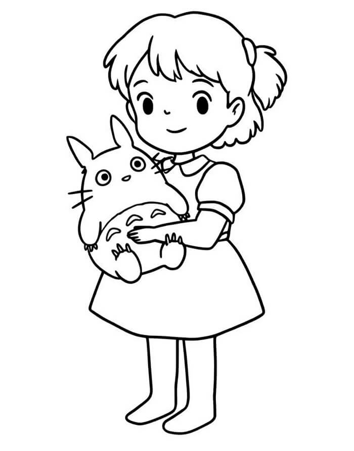 Totoro for Barn fargelegging