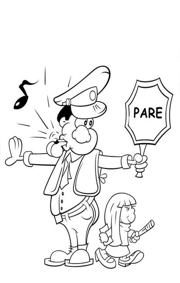 Trafikkpoliti fargelegging