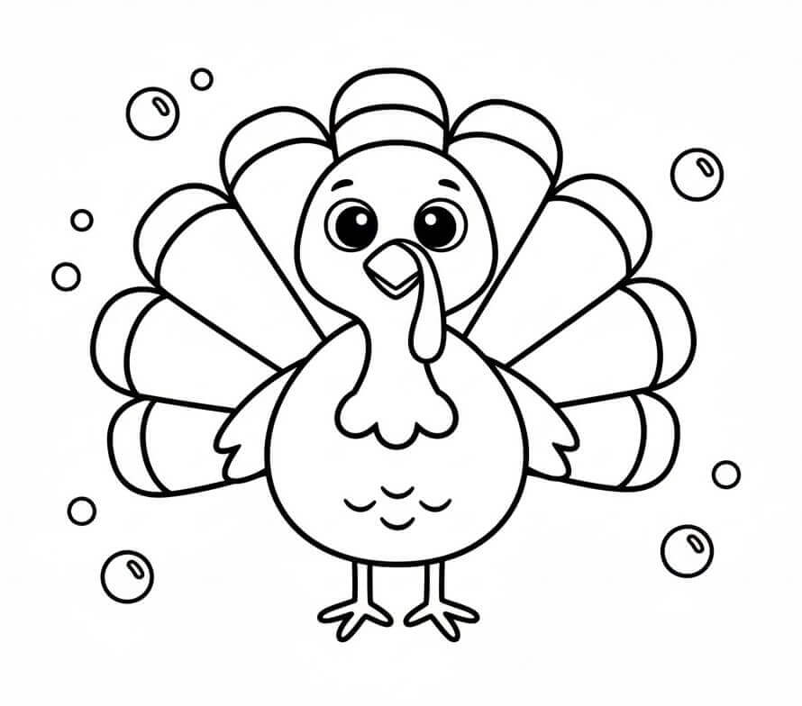 Utrolig Kalkun fargelegging