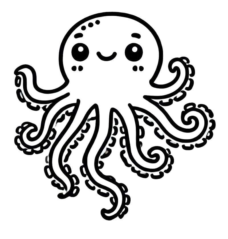 Utskriftbar Gratis Blekksput fargelegging