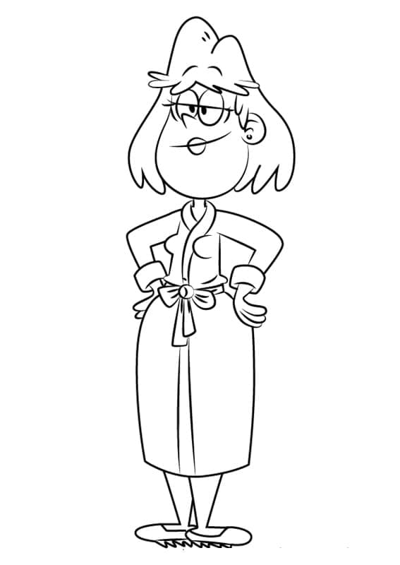 Utskriftbart Bilde Bulderhuset fargelegging