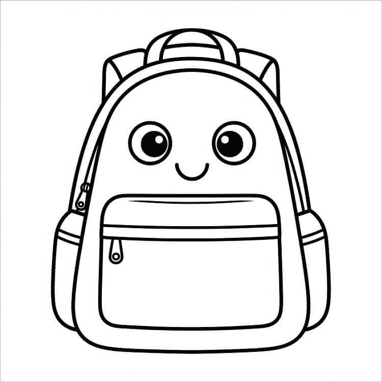 Vanlig Ryggsekk fargelegging