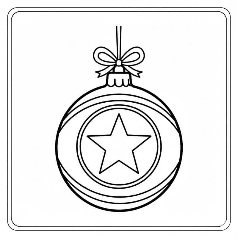 Veldig Søt Julekule fargelegging