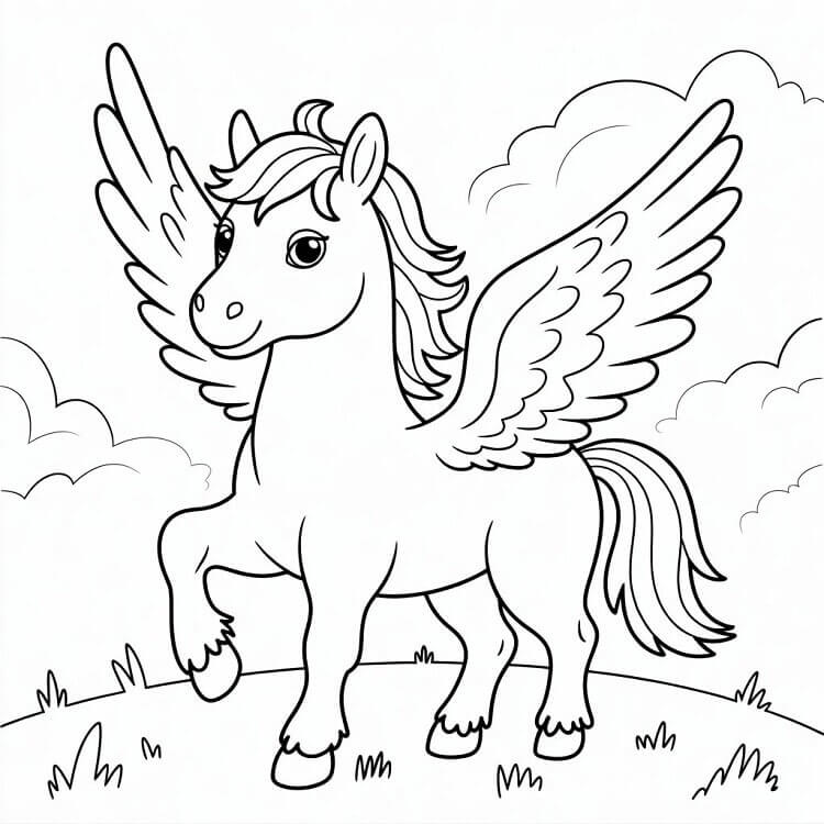 Pegasus Fargelegging