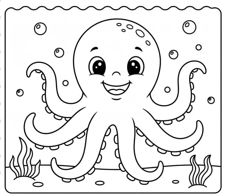 Vennlig Blekksput fargelegging