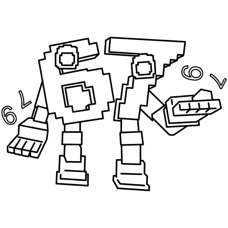 67 Brainrot fargelegging