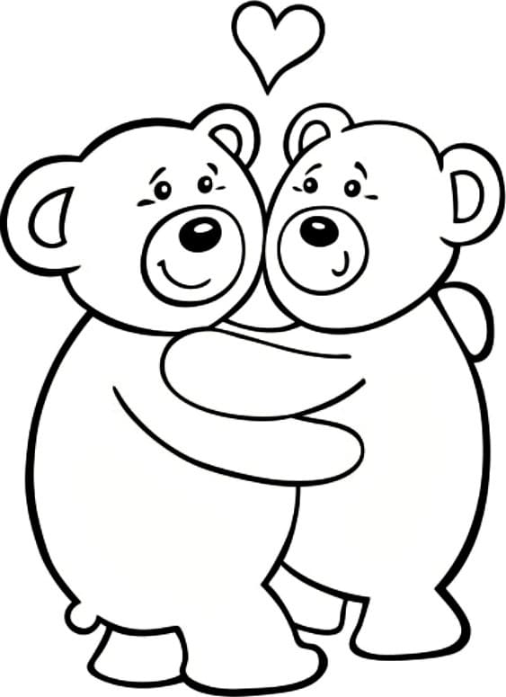 Bamsepar fargelegging