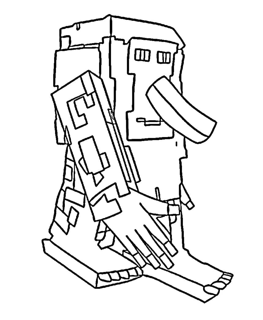 Brr Brr Patapim fra Steal a Brainrot fargelegging