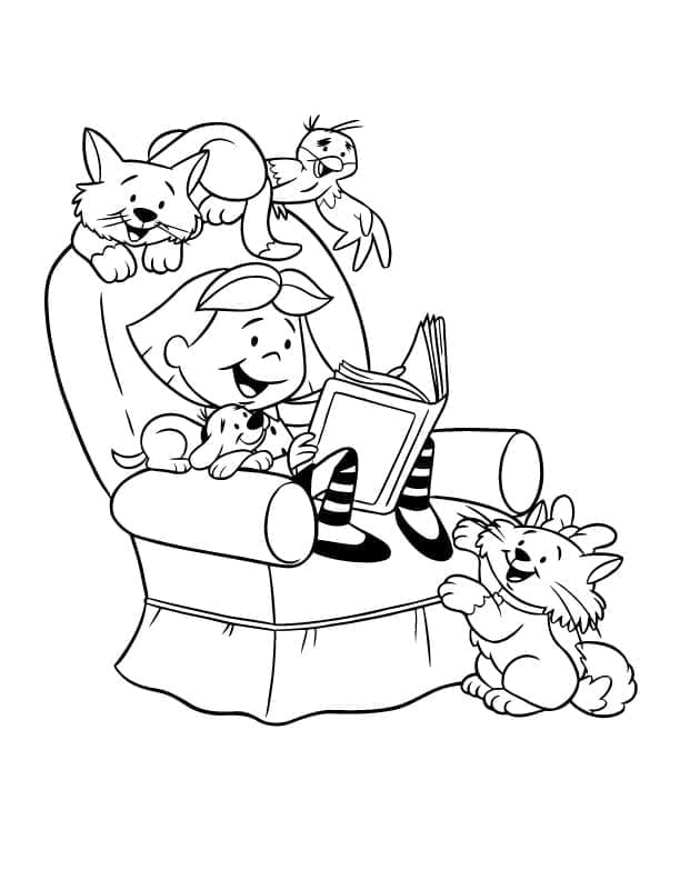 Clifford Utskriftbar fargelegging