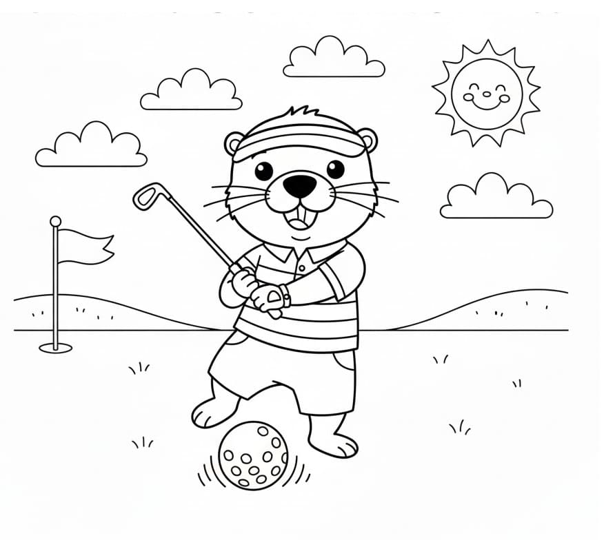 Dyr Oter fargelegging