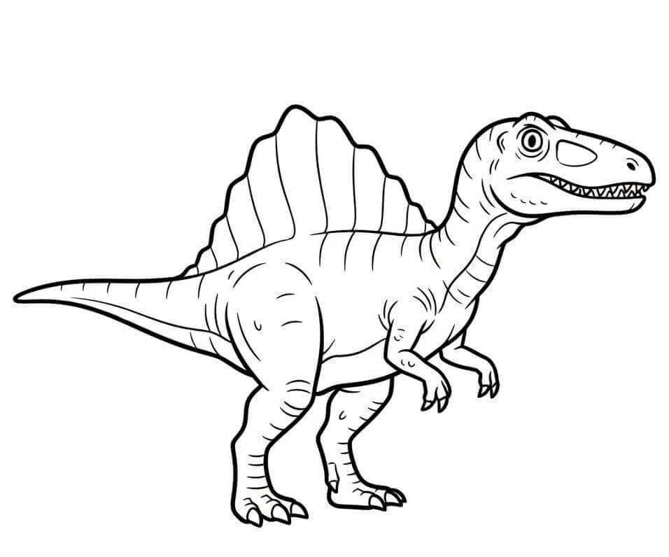Spinosaurus Fargelegging