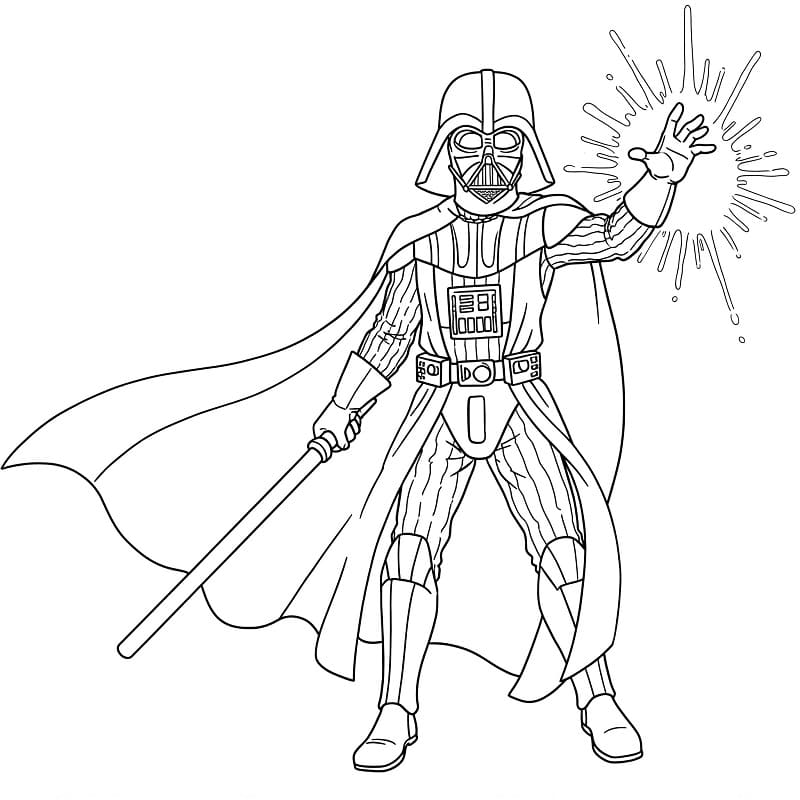 Fantastisk Darth Vader fargelegging