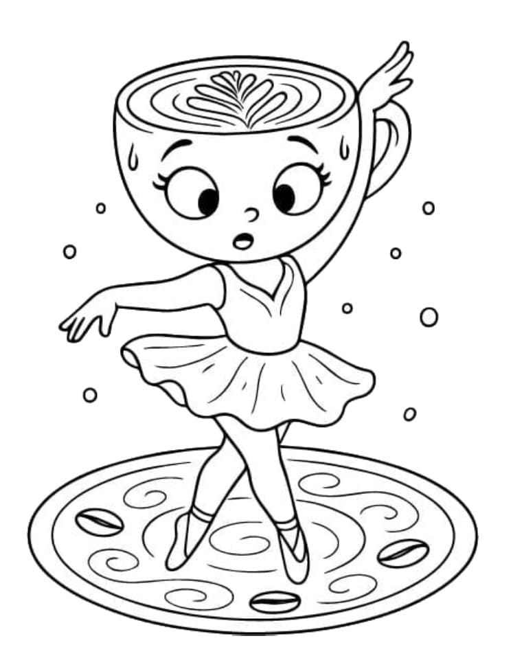 Fin ballerina cappuccina fargelegging