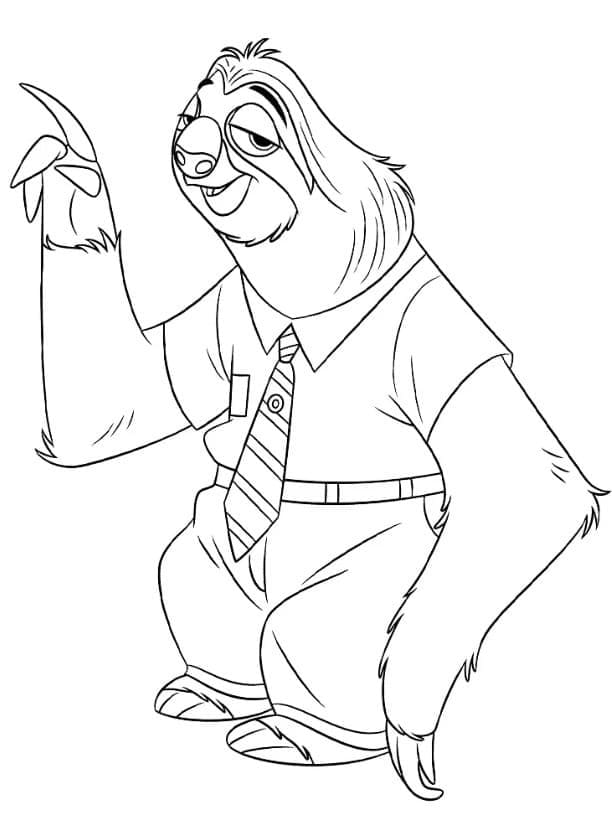 Flash i Zootropolis fargelegging