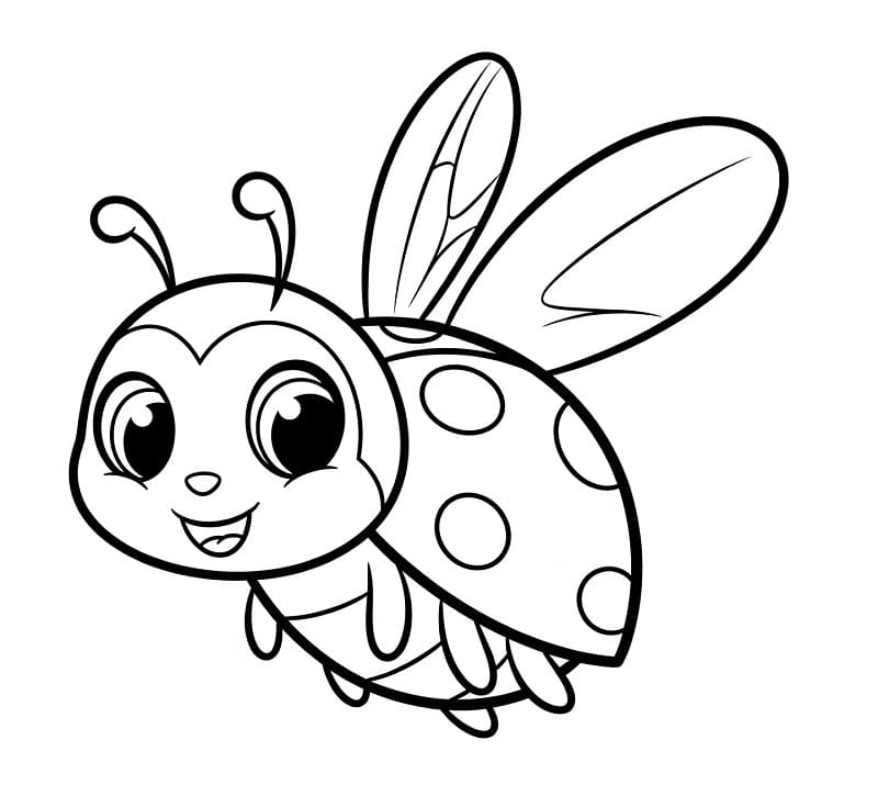 Flygende marihøne fargelegging