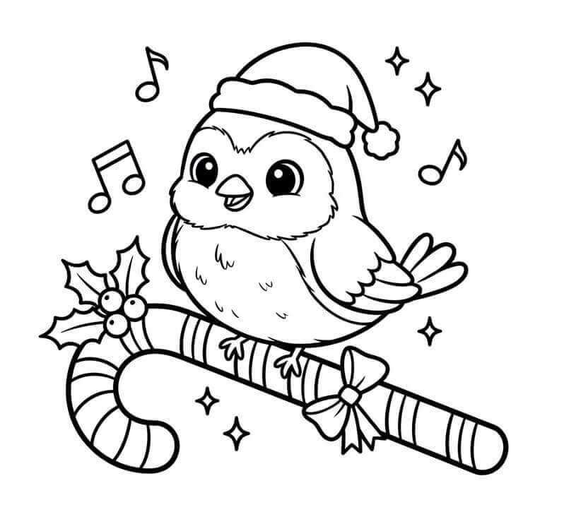 Fugl og Sukkerstang fargelegging