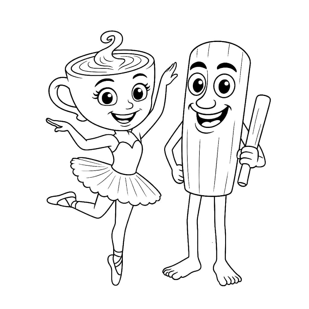 Glad ballerina cappuccina fargelegging