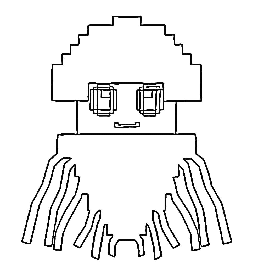 Graipuss Medussi fra Steal a Brainrot fargelegging