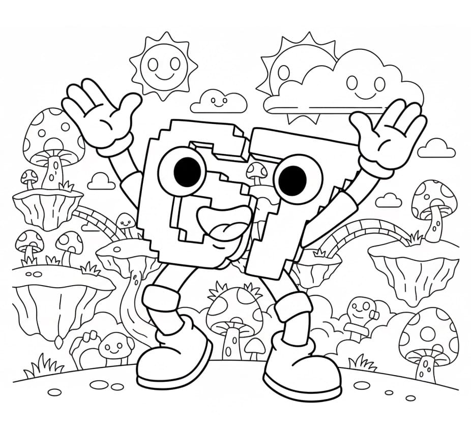 Gratis utskrivbar 67 Brainrot fargelegging