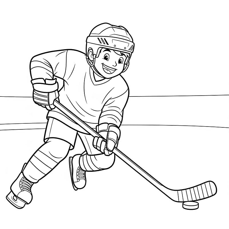 Ishockey Uten Kostnad fargelegging