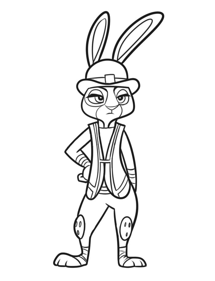 Judy Hopps Zootropolis fargelegging