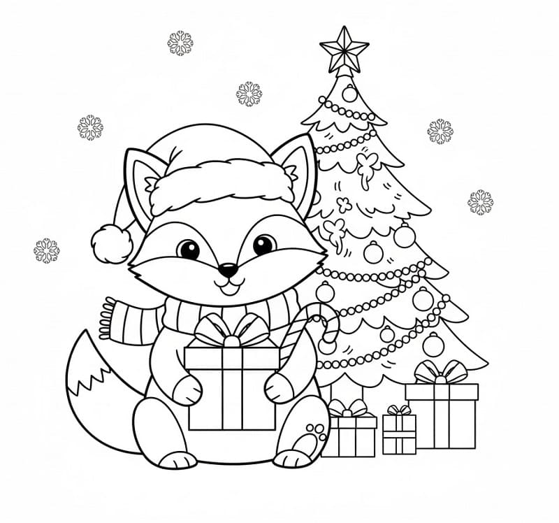 Jule Dyr Rev fargelegging