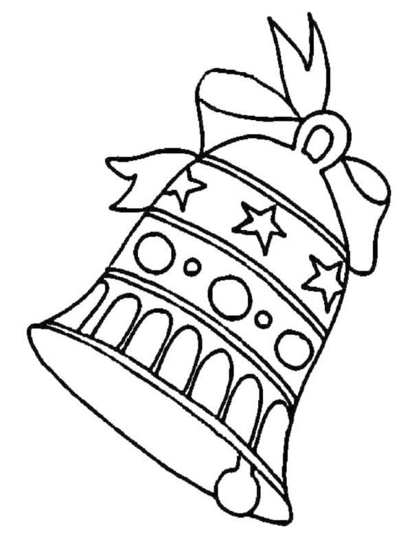 Juleklokke omaggio fargelegging