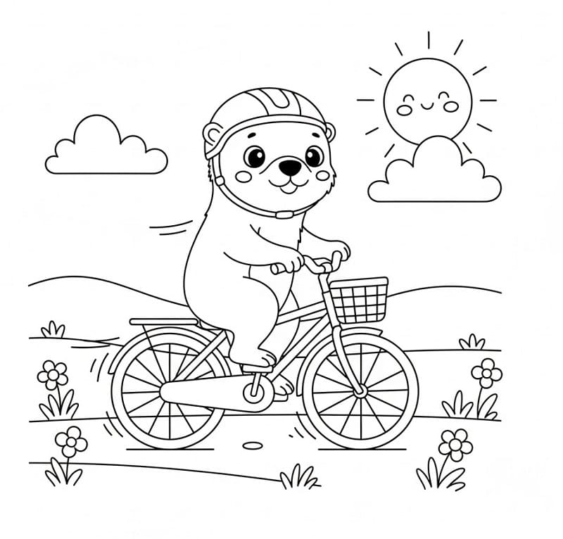 Lett Oter fargelegging