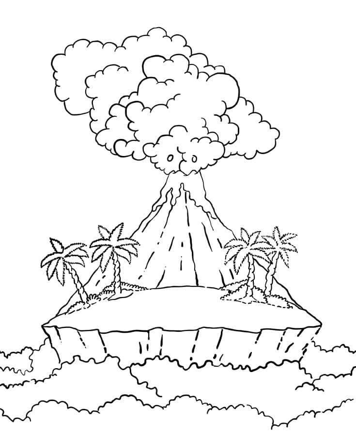 Lett Vulkan fargelegging